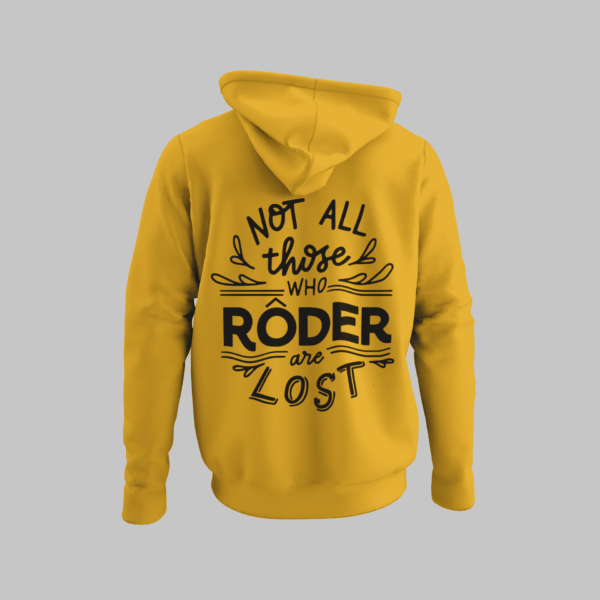 Not All Those Who Roder Are Lost Graphic Hoodie For Men - Image 6